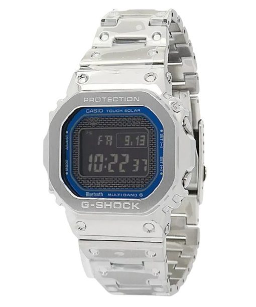 カシオ G-Shock フルメタル デジタル スマートフォンリンク ステンレススチール タフソーラー GMW-B5000D-2 200M メンズ腕時計