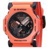 カシオ G-Shock アナログ デジタル バイオベース オレンジ 樹脂 ストラップ ブラック ダイヤル クォーツ GA-2300FL-4A 200M メンズ 腕時計