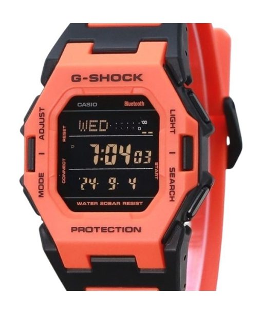 カシオ G-Shock デジタル スマートフォンリンク バイオベース オレンジ 樹脂ストラップ クォーツ GD-B500FL-4 200M メンズ腕時計