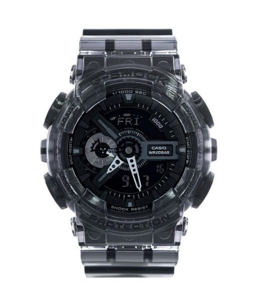 再生カシオ G-Shock アナログ デジタル 樹脂ストラップ ブラック ダイヤル クォーツ GA-110SKE-8A 200M メンズ腕時計