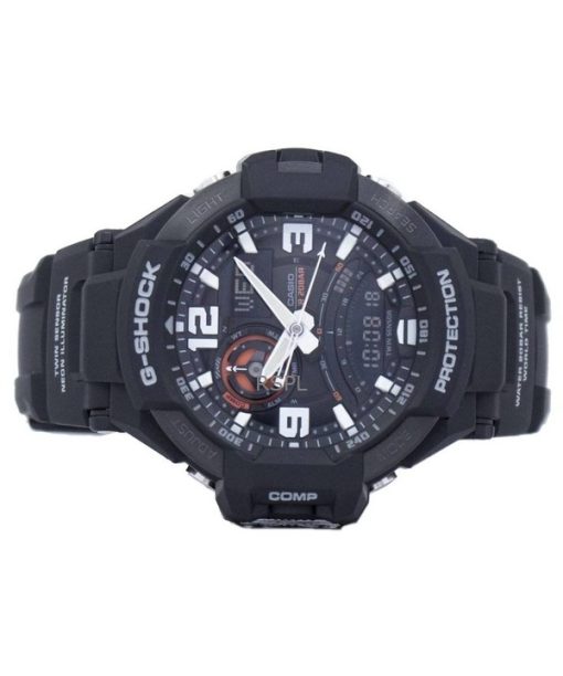 再生カシオ G-Shock アナログ デジタル 樹脂ストラップ ブラック ダイヤル クォーツ GA-1000-1A 200M メンズ腕時計