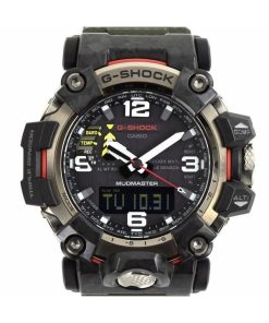 再生カシオ G-Shock マッドマスター アナログ デジタル 樹脂ストラップ ブラック ダイヤル ソーラー GWG-2000-1A3 200M メンズ腕時計